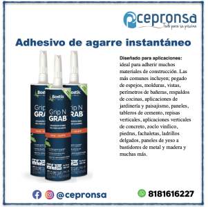 Adesivo Grip N Grab™  Bostik